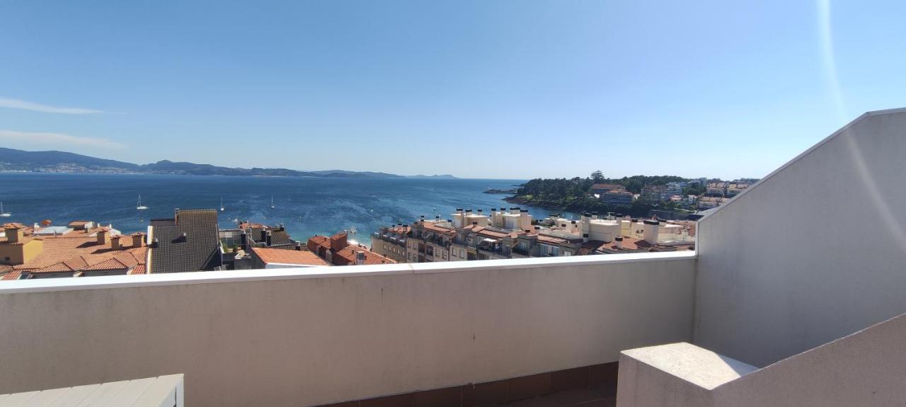 Atico Con Amplia Terraza Y Espectaculares Vistas Apartman Sanxenxo Kültér fotó